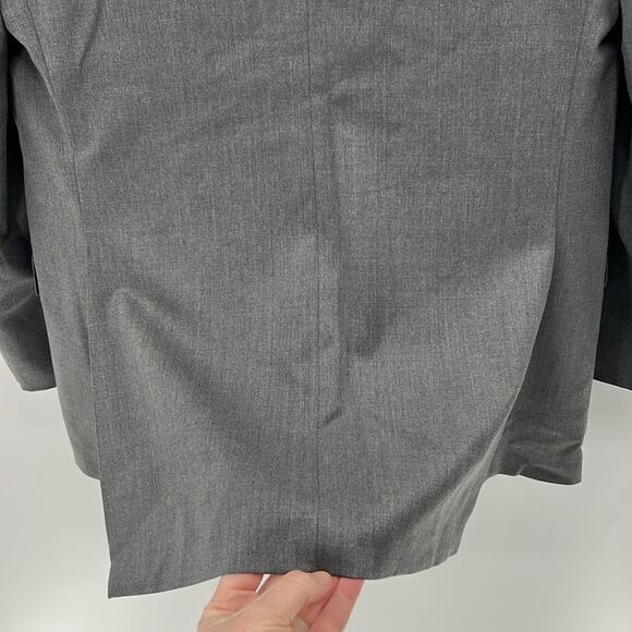 Gucci Men's 3 Button Wool Blazer - Gray - 48 or US 38 - Picture 10 of 11